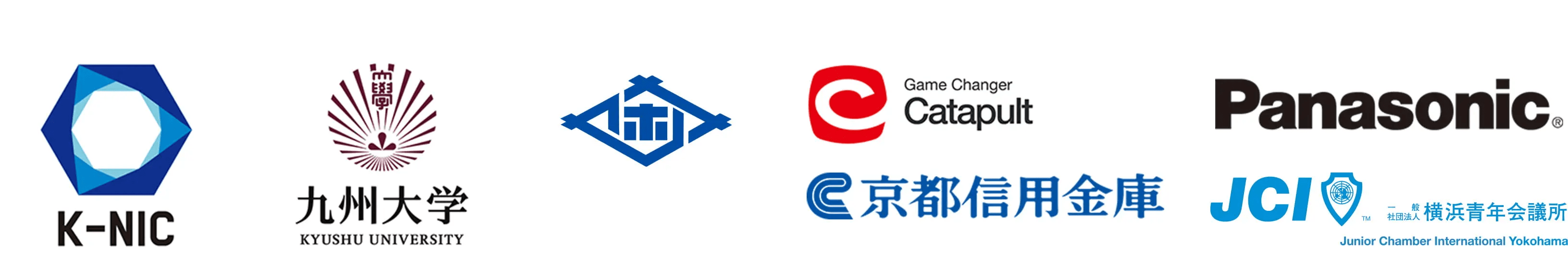 K-NIC 九州大学 京都信用金庫 Game Changer Catapult Panasonic JCI